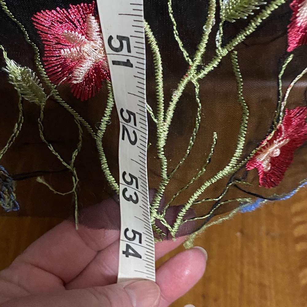 City Studio Black Floral Prom Dress - Picture 11 of 12